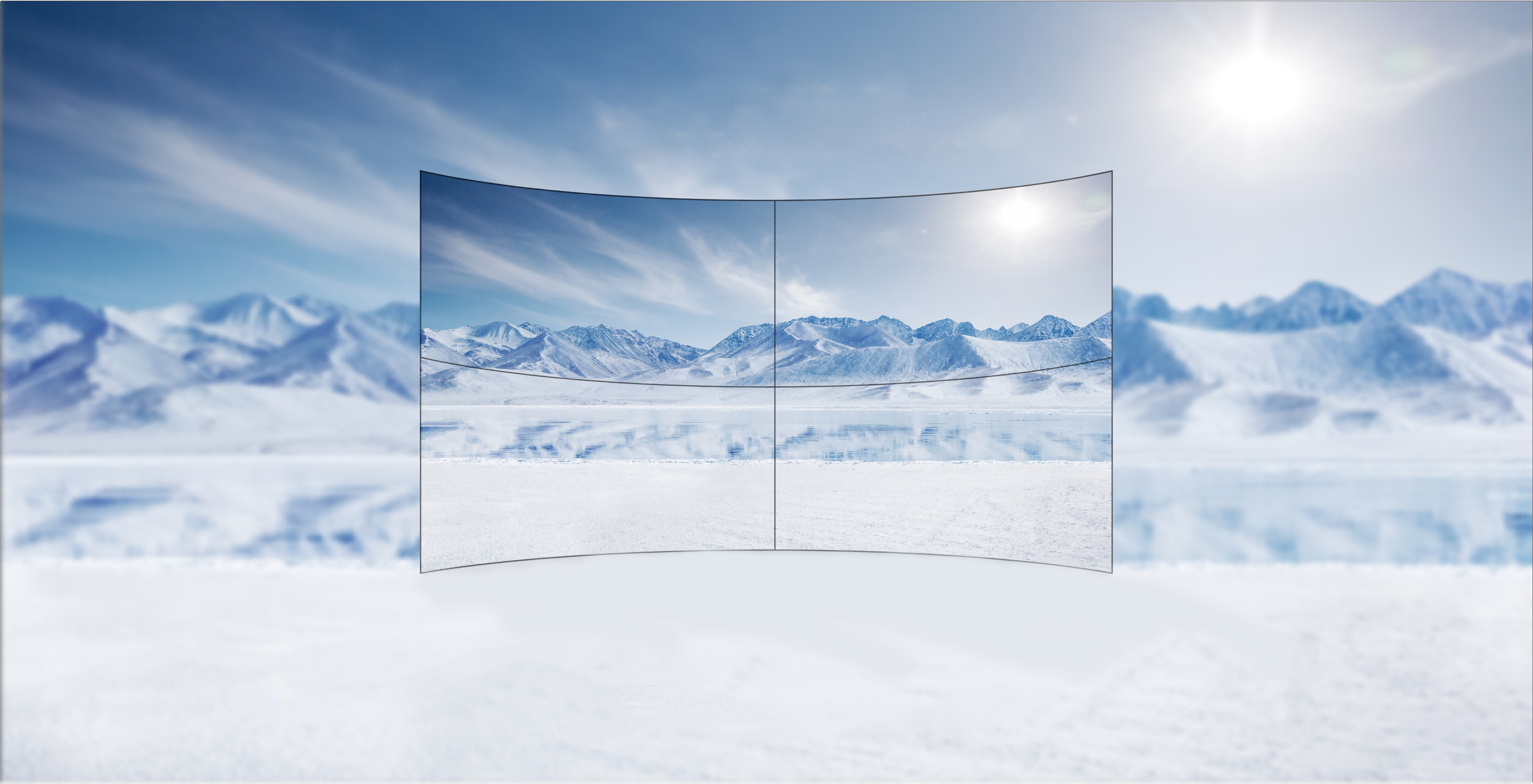SUPER NARROW BEZEL LCD VIDEO WALL H55PJOE-LB